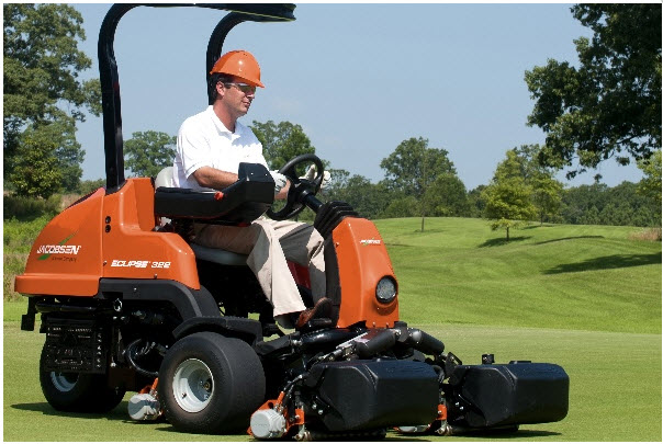 ACES Batteries used in lawnmowers for greens